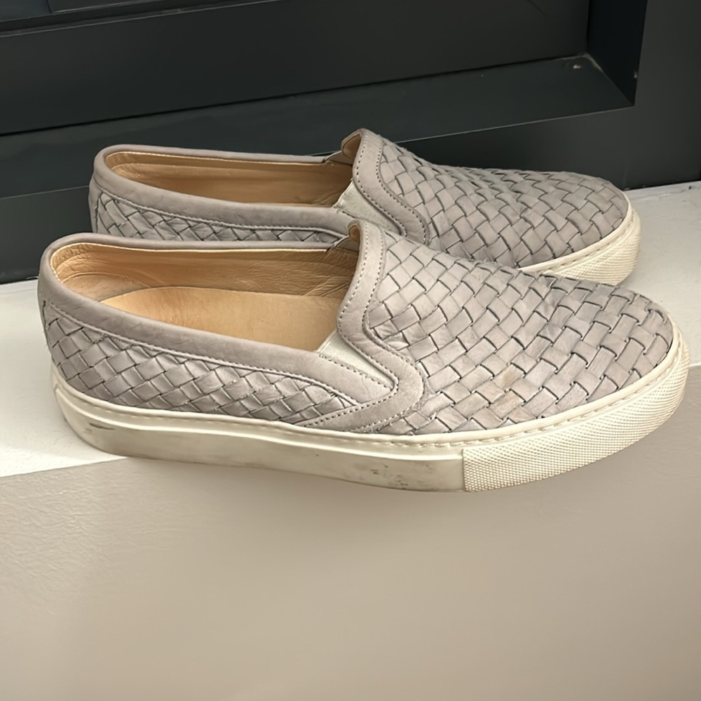 M. GEMI The Cerchio Gray Woven Slip On 38.5 8